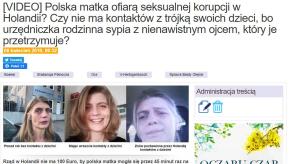 [VIDEO] Z polskiej matki, ofiary seks-korupcji, zadrwiła holenderska prokurator Heleen Rutgers! Interweniuje Ambasada RP w Hadze! Czy Unia Europejska reprezentowana przez obojętną na ten dramat Ewę Kopacz to bezduszny, szastający kasą twór bezprawia?
