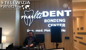 [VIDEO] Helikopterem przyleciał Rutkowski, by z żoną Mają i dziećmi wziąć udział w otwarciu kliniki MultiDent w Stalowej Woli!