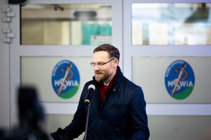 Oficjalne otwarcie izby przyjęć szpitala MSWiA w Szczecinie z udziałem wiceministra Pawła Szefernakera
