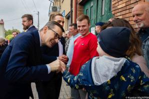 [VIDEO] Premier Mateusz Morawiecki w województwie świętokrzyskim o działaniach rządu na rzecz seniorów