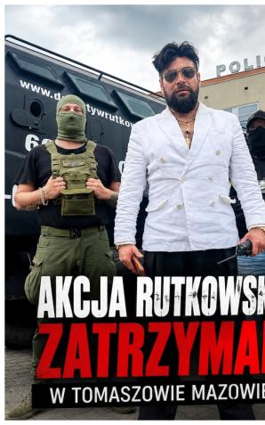 [VIDEO] Tomaszów Mazowiecki. Wspólne działania Biura Rutkowski i policji. Podejrzany zatrzymany