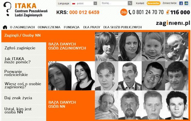 Żona premiera wspiera szukanie zaginionych