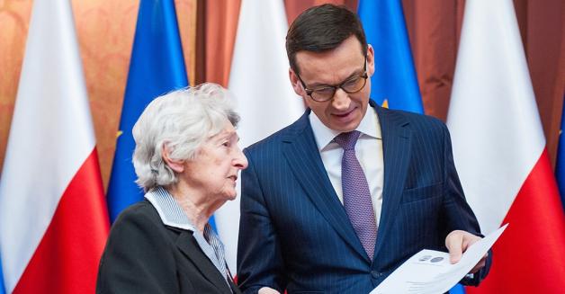 [VIDEO] Premier Mateusz Morawiecki: To, jaki heroizm, musieliście Państwo wykazać, jest poza naszą wyobraźnią. To świadectwo najwyższej próby człowieczeństwa