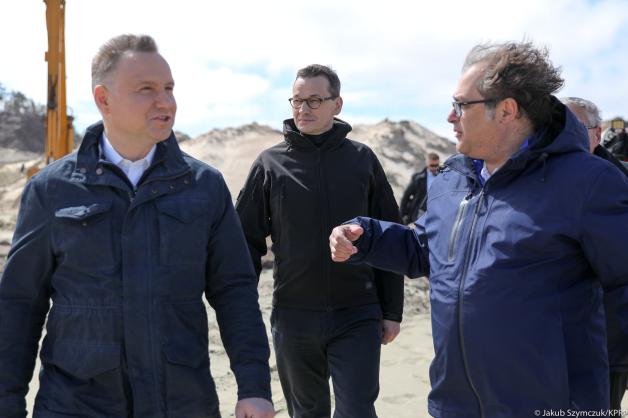 Prezydent: Inwestycja na Mierzei Wiślanej ma wzmacniać polską suwerenność