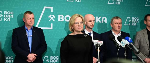 Minister Anna Moskwa spotkała się z górnikami w Lubelskim Węglu Bogdanka S.A.