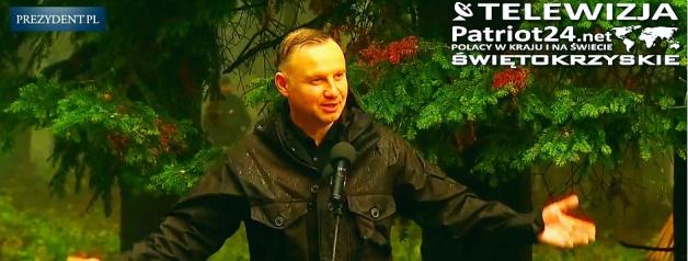 [VIDEO]  Na terenie Nadleśnictwa Suchedniów Prezydent RP Andrzej Duda wraz z Małżonką Agatą Kornhauser-Dudą wzięli udział w V edycji ogólnopolskiej akcji sadzenia drzew #sadziMY